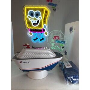 Carnival Cruise Fun Ship Floating Ship Bluetooth Wireless Speaker Light Up Works